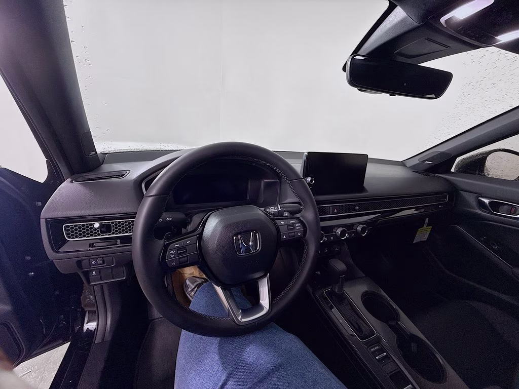 2025 Crystal Black Pearl Honda Civic Hybrid Sport Touring FWD Sedan