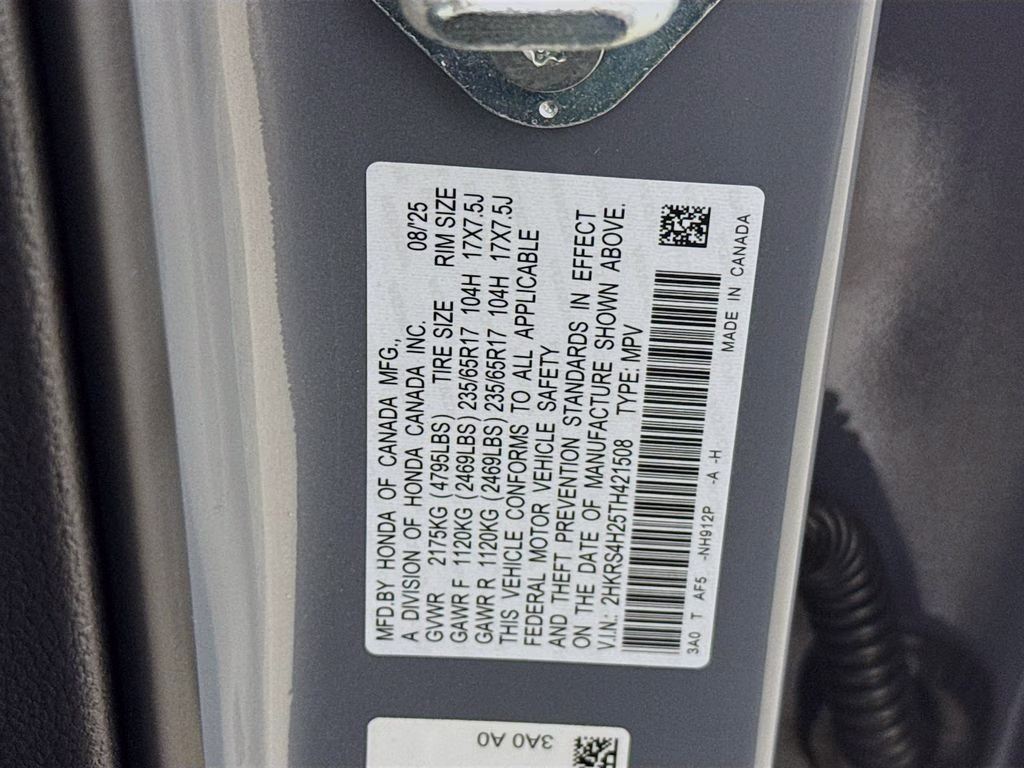 2026 Urban Gray Honda CR-V LX AWD SUV