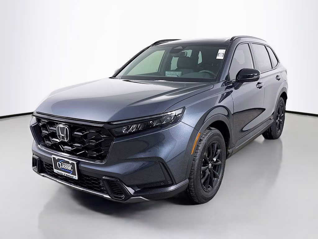 2026 Meteorite Gray Metallic Honda CR-V Hybrid Sport-L AWD SUV