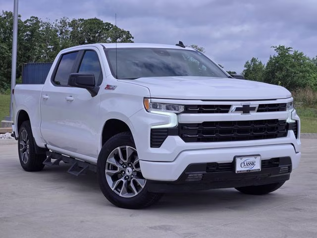 2024 Summit White Chevrolet Silverado 1500 RST 4X4 Truck