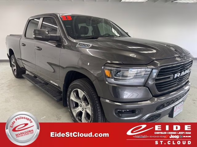 2023 Granite Crystal Metallic Clearcoat Ram 1500 Laramie 4X4 Truck