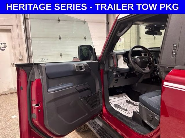 2026 Ruby Red Metallic Tinted Clearcoat Ford Bronco Heritage Edition 4X4 SUV
