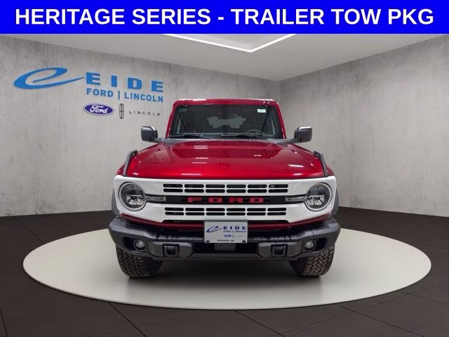 2026 Ruby Red Metallic Tinted Clearcoat Ford Bronco Heritage Edition 4X4 SUV