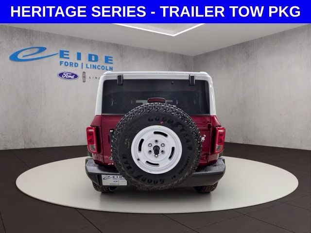 2026 Ruby Red Metallic Tinted Clearcoat Ford Bronco Heritage Edition 4X4 SUV