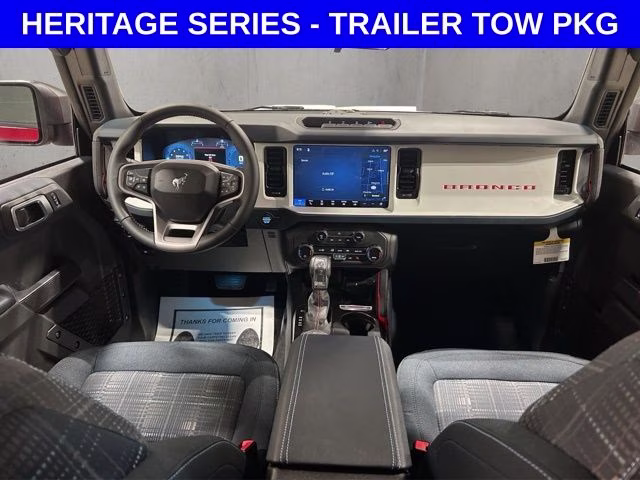 2026 Ruby Red Metallic Tinted Clearcoat Ford Bronco Heritage Edition 4X4 SUV