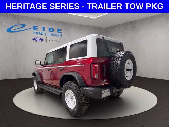 2026 Ruby Red Metallic Tinted Clearcoat Ford Bronco Heritage Edition 4X4 SUV