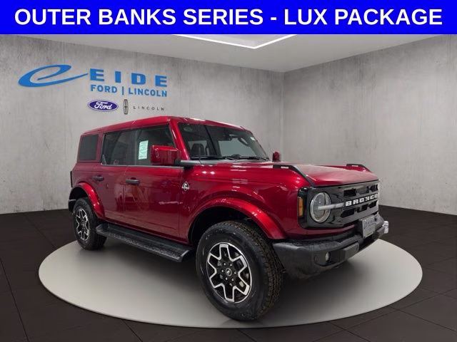 2026 Ruby Red Metallic Tinted Clearcoat Ford Bronco Outer Banks 4X4 SUV