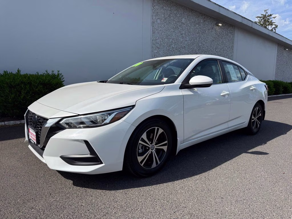 2020 Aspen White Tricoat Nissan Sentra SV FWD Sedan