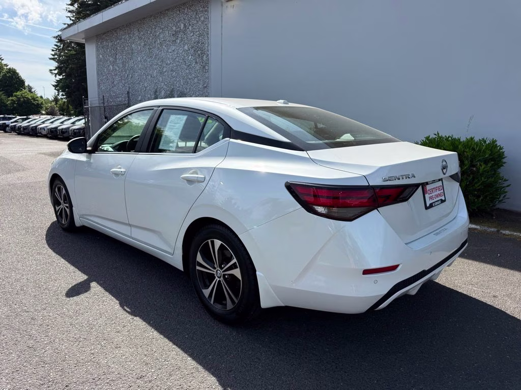 2020 Aspen White Tricoat Nissan Sentra SV FWD Sedan