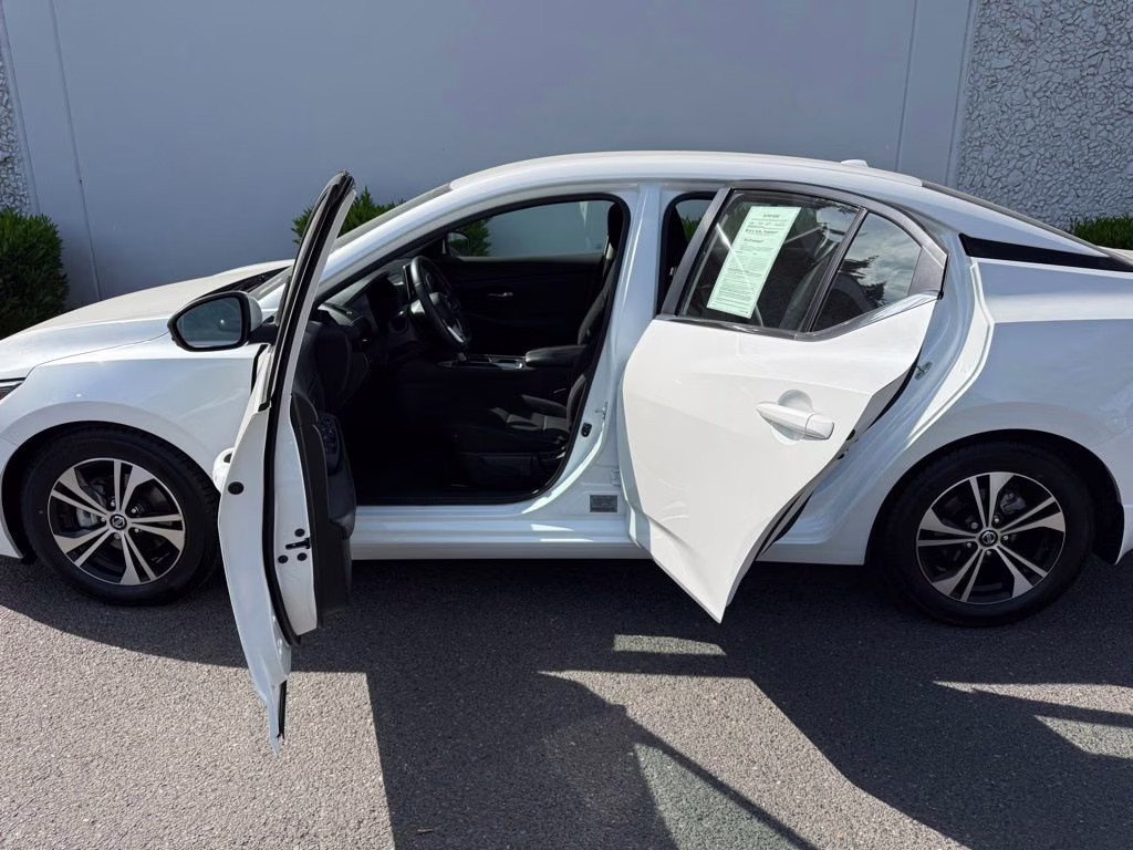 2020 Aspen White Tricoat Nissan Sentra SV FWD Sedan