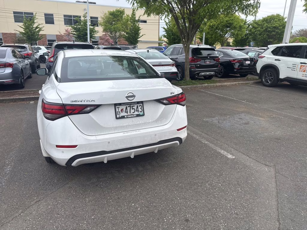 2020 Aspen White Tricoat Nissan Sentra SV FWD Sedan