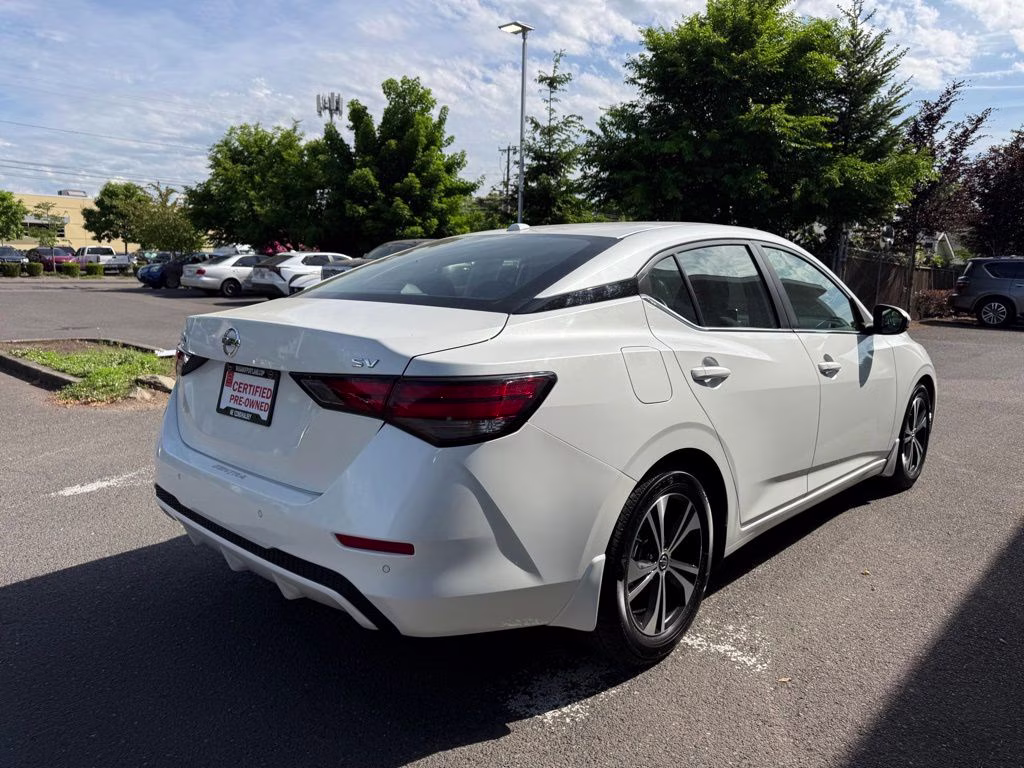 2020 Aspen White Tricoat Nissan Sentra SV FWD Sedan
