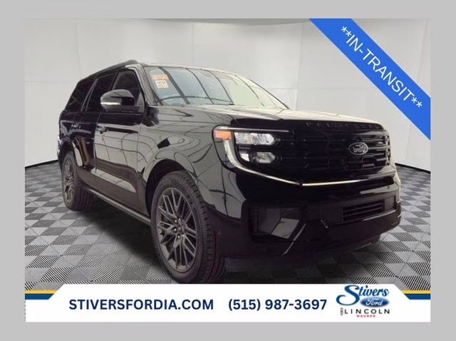 2025 Black Metallic Ford Expedition Platinum 4X4 SUV