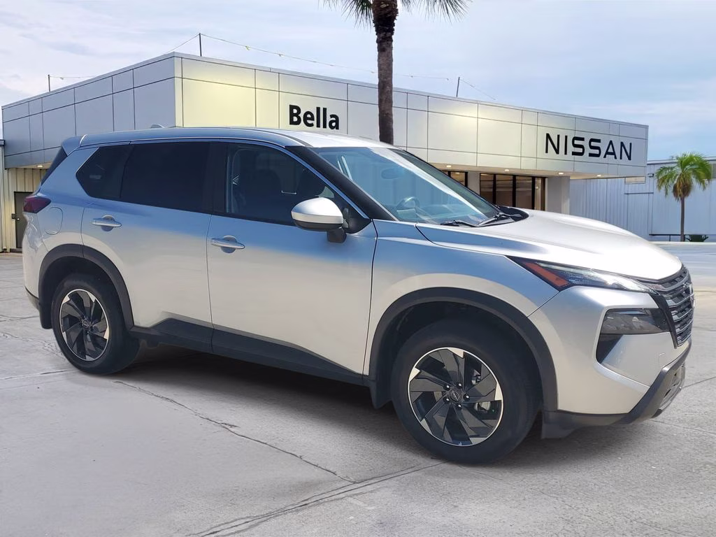 2024 Brilliant Silver Metallic Nissan Rogue SV FWD SUV