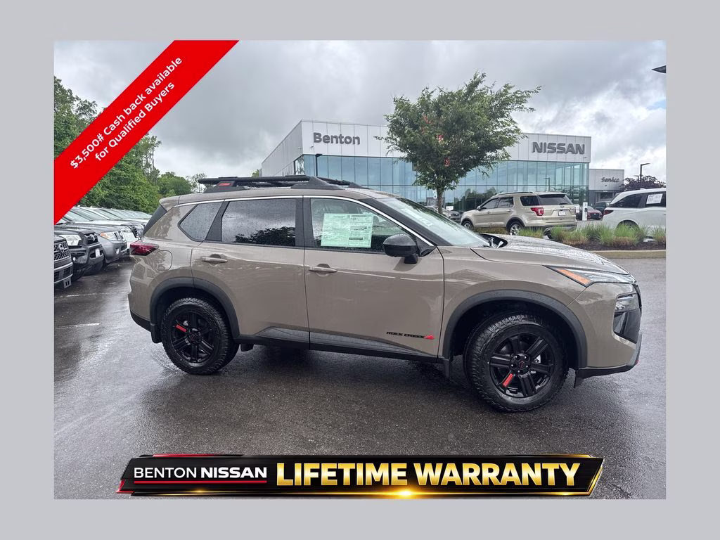 2026 Baja Storm Metallic Nissan Rogue Rock Creek AWD SUV