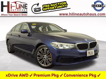 2019 Mediterranean Blue Metallic BMW 5 Series 530i xDrive AWD Sedan