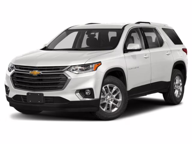 2021 Summit White Chevrolet Traverse LT Leather AWD SUV