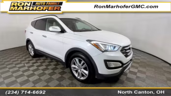 2014 Frost White Pearl Hyundai Santa Fe Sport 2.0T FWD SUV