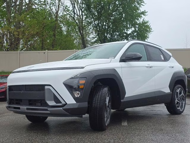 2026 Atlas White Hyundai Kona SEL Premium AWD SUV