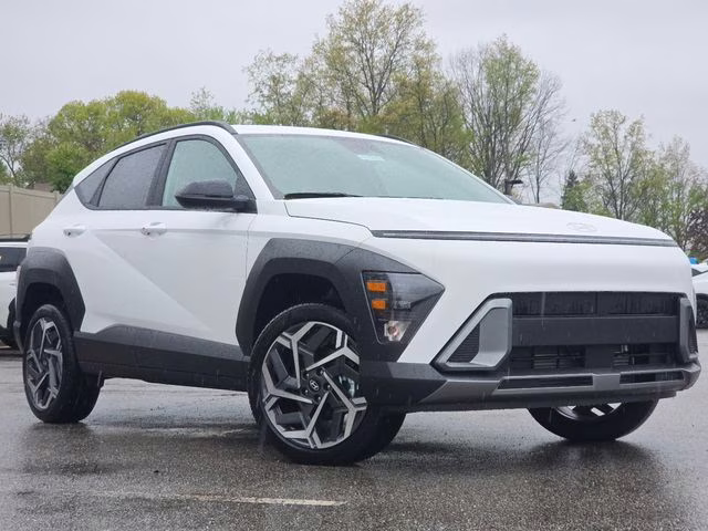 2026 Atlas White Hyundai Kona SEL Premium AWD SUV
