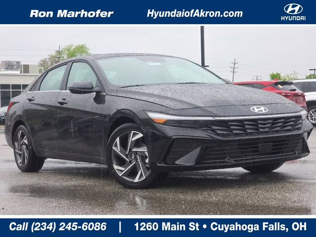 2026 Abyss Black Hyundai Elantra Limited FWD Sedan