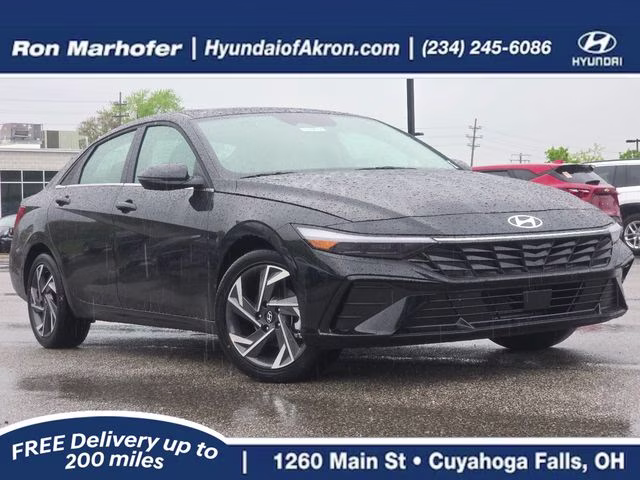 2026 Abyss Black Hyundai Elantra Limited FWD Sedan