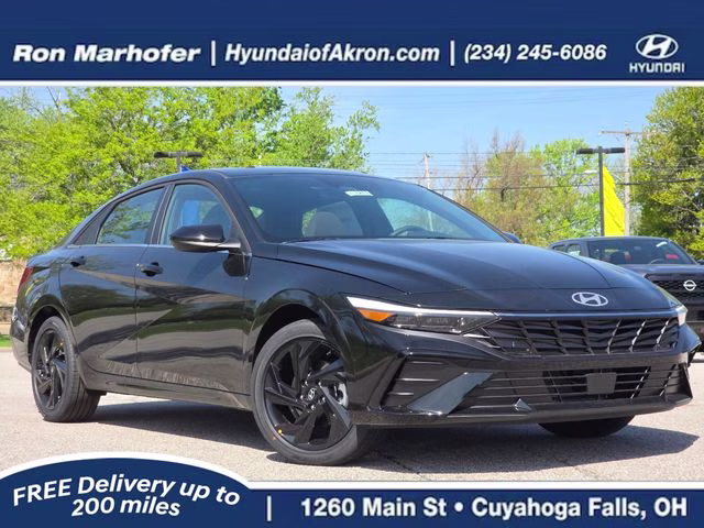 2026 Abyss Black Hyundai Elantra SEL Sport FWD Sedan