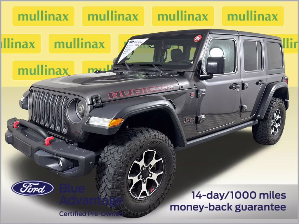 2020 Granite Crystal Metallic Clearcoat Jeep Wrangler Unlimited Rubicon 4X4 SUV