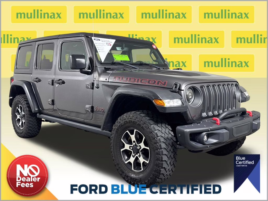 2020 Granite Crystal Metallic Clearcoat Jeep Wrangler Unlimited Rubicon 4X4 SUV