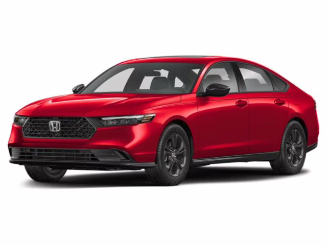 2025 Radiant Red Honda Accord SE FWD Sedan