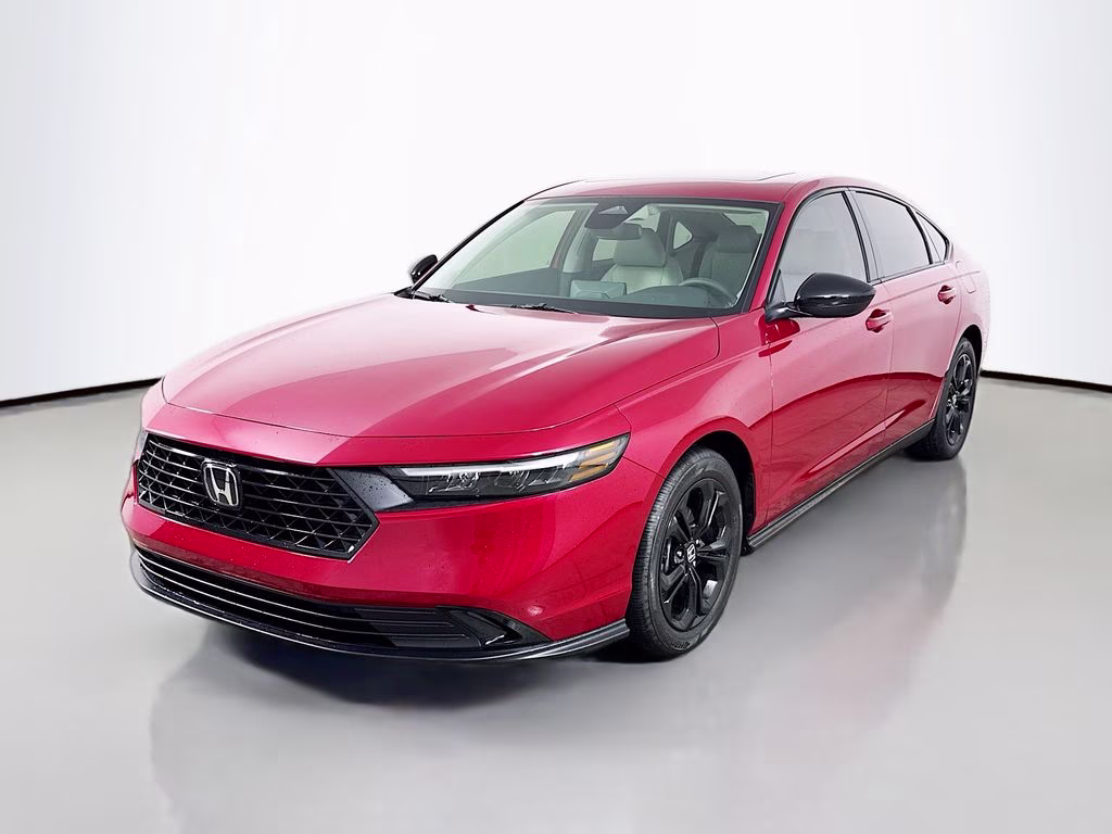 2025 Radiant Red Honda Accord SE FWD Sedan