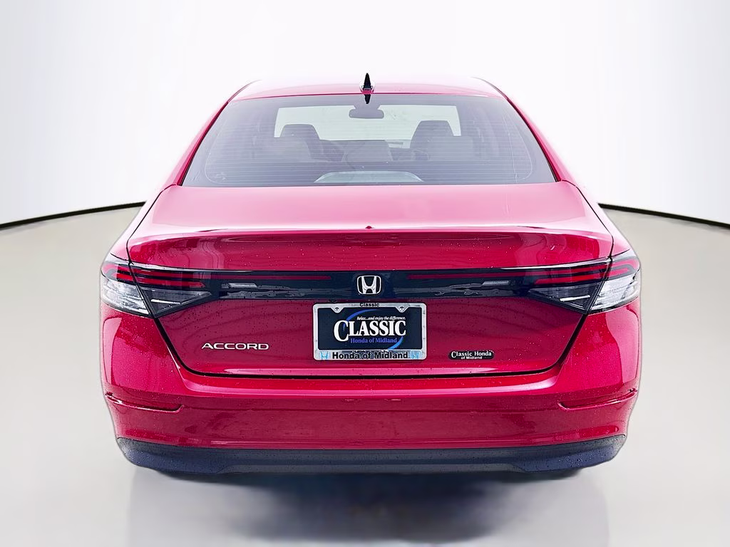 2025 Radiant Red Honda Accord SE FWD Sedan