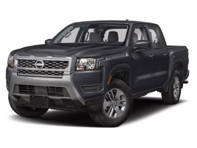 2025 Super Black Nissan Frontier SV RWD