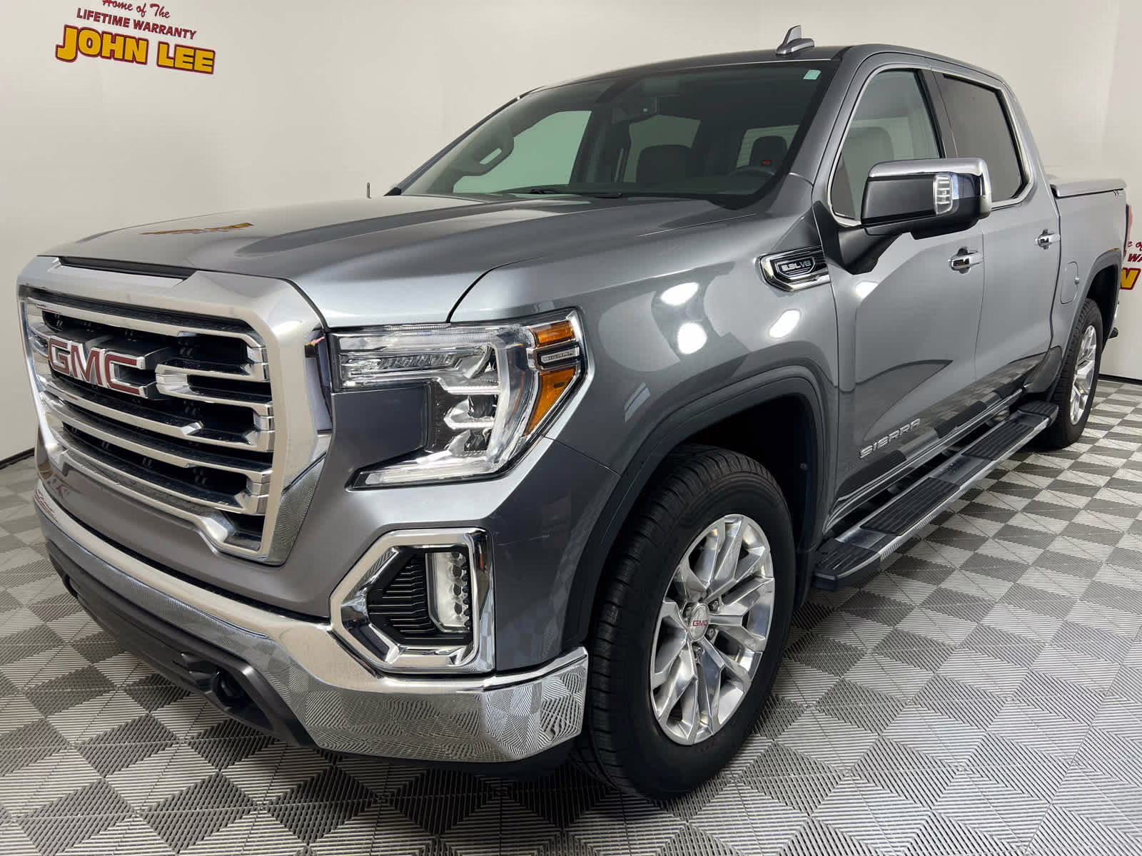 2021 Satin Steel Metallic GMC Sierra 1500 SLT 4X4 Truck