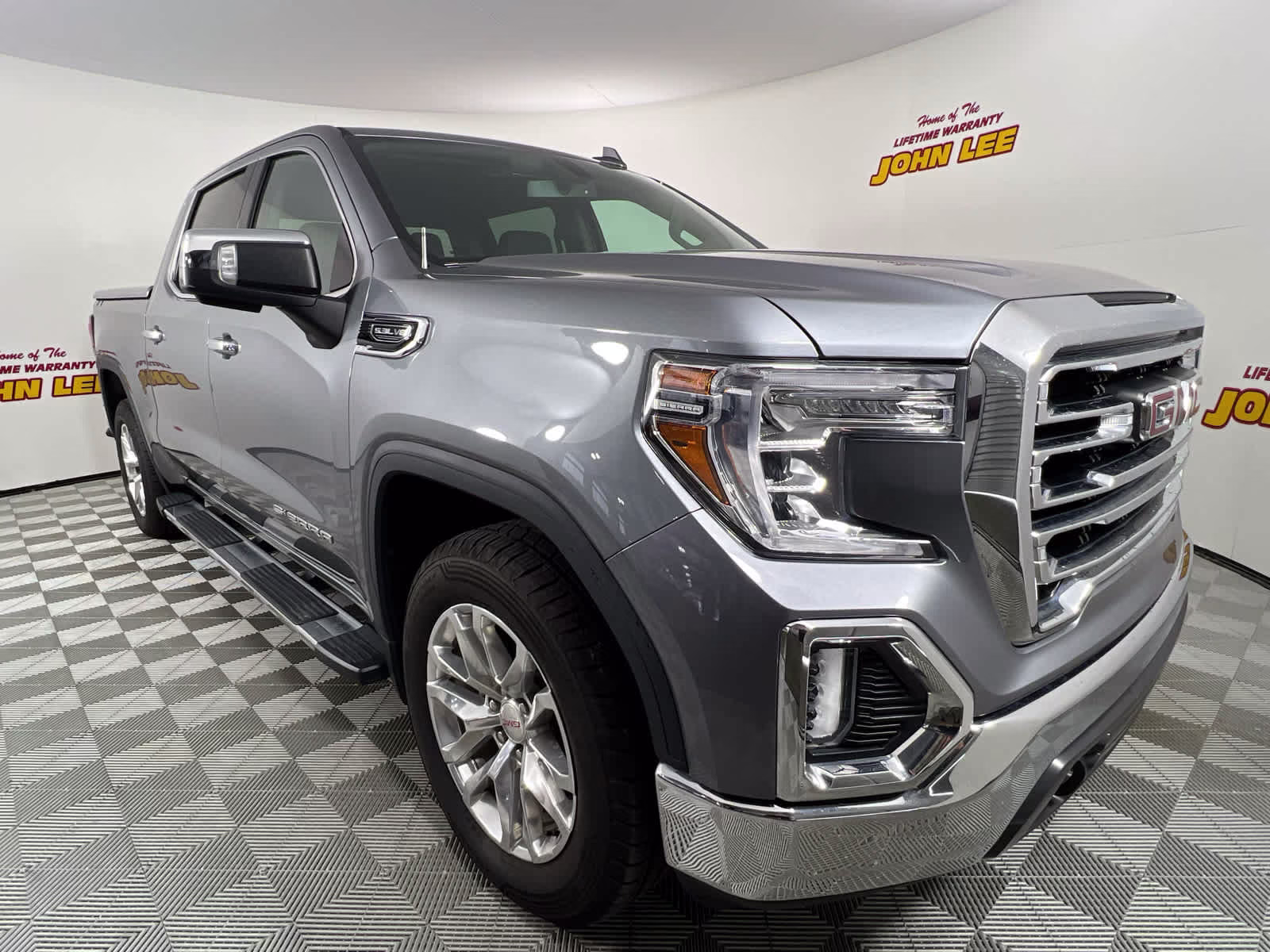 2021 Satin Steel Metallic GMC Sierra 1500 SLT 4X4 Truck