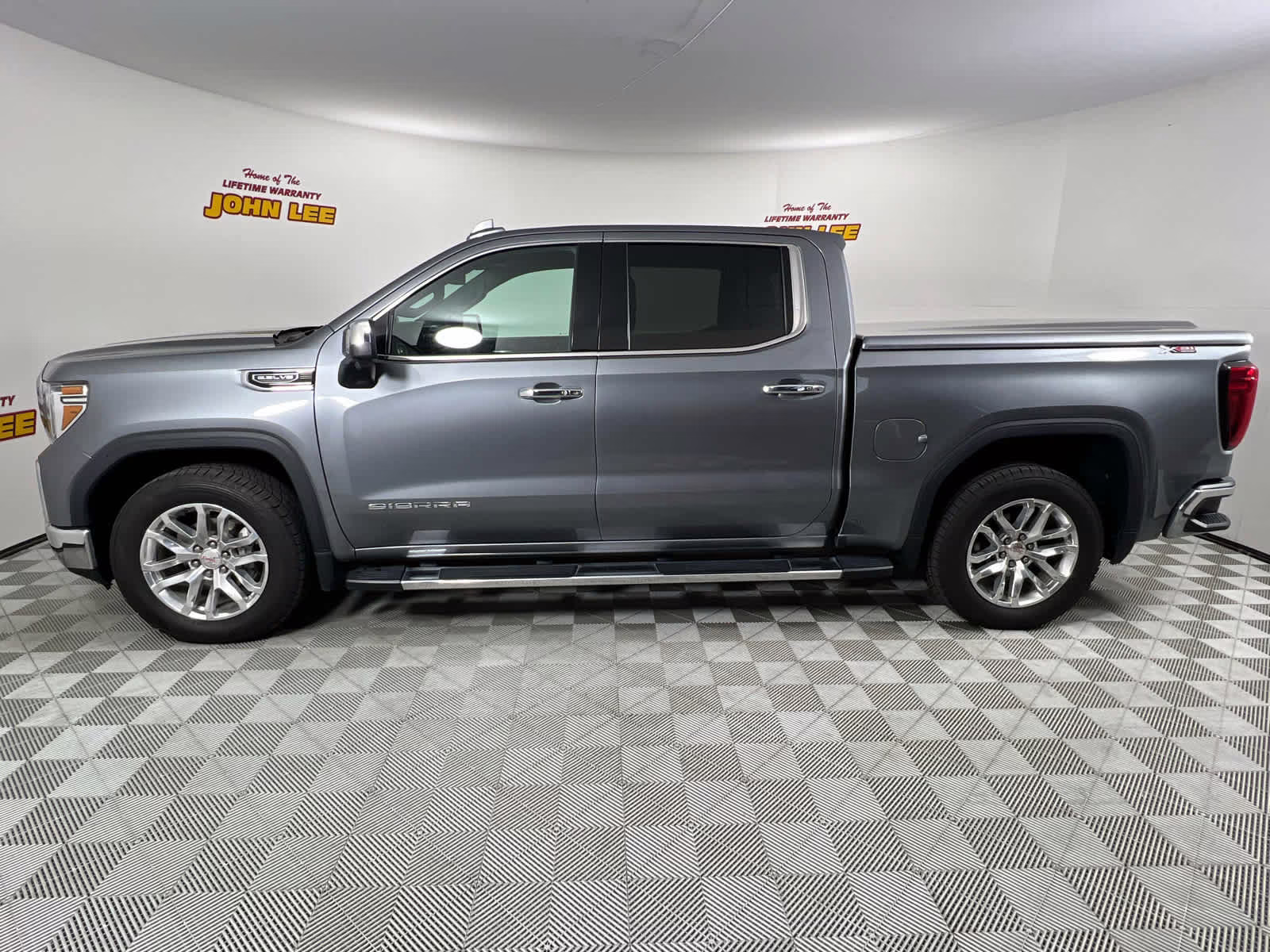 2021 Satin Steel Metallic GMC Sierra 1500 SLT 4X4 Truck