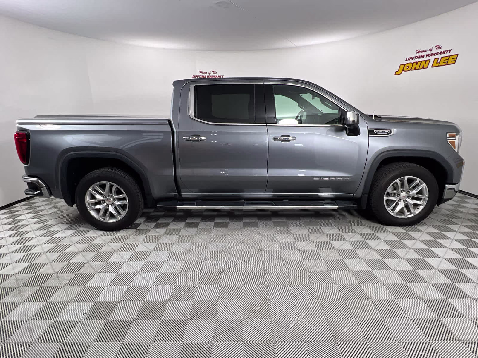 2021 Satin Steel Metallic GMC Sierra 1500 SLT 4X4 Truck