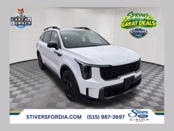 2024 Glacial White Pearl Kia Sorento X-Line SX Prestige AWD SUV