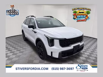 2024 Glacial White Pearl Kia Sorento X-Line SX Prestige AWD SUV