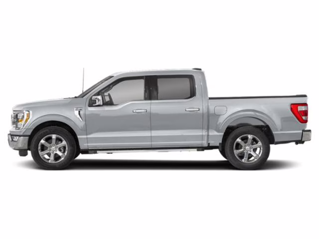 2023 Iconic Silver Metallic Ford F-150 LARIAT Crew Cab Pickup 4X4 Truck