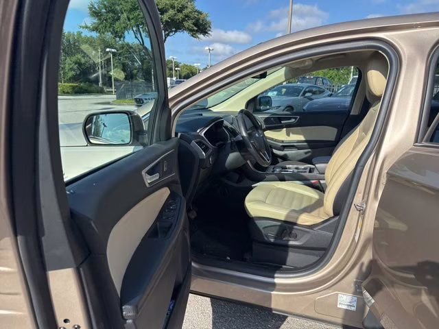 2021 Desert Gold Metallic Ford Edge SEL FWD SUV