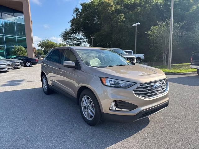 2021 Desert Gold Metallic Ford Edge SEL FWD SUV