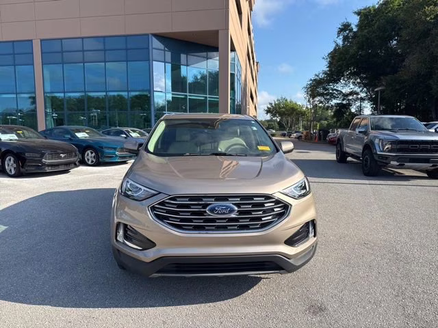 2021 Desert Gold Metallic Ford Edge SEL FWD SUV