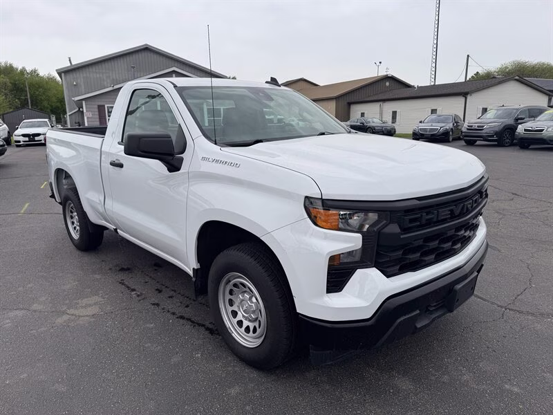 2023 Summit White Chevrolet Silverado 1500 Work Truck RWD Truck