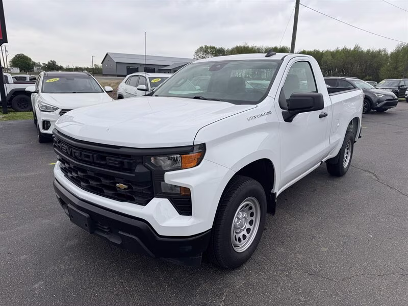 2023 Summit White Chevrolet Silverado 1500 Work Truck RWD Truck