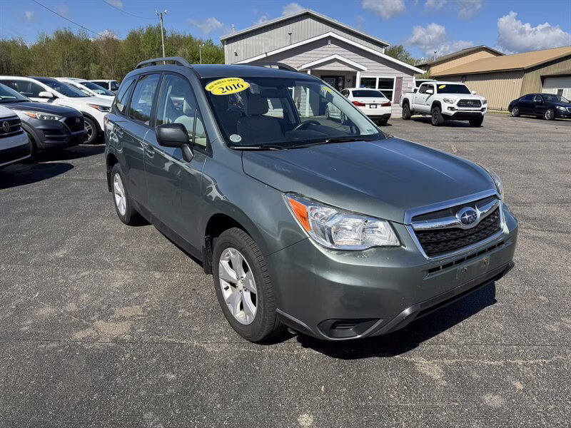 2016 Jasmine Green Metallic Subaru Forester 2.5i AWD Crossover