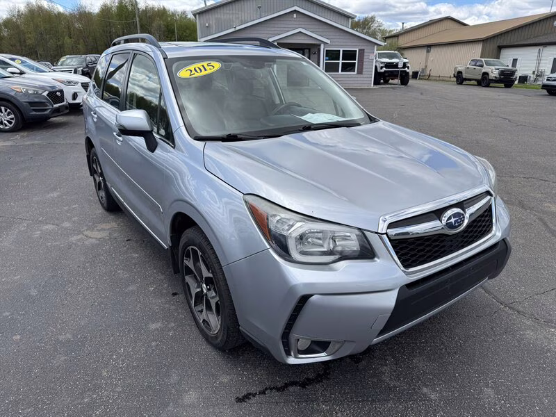 2015 Ice Silver Metallic Subaru Forester 2.0XT Touring AWD Crossover