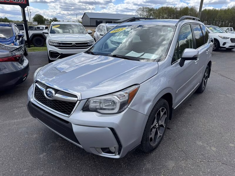 2015 Ice Silver Metallic Subaru Forester 2.0XT Touring AWD Crossover