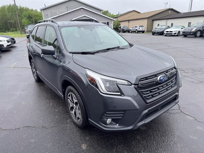 2022 Magnetite Gray Metallic Subaru Forester Premium AWD Crossover