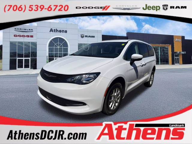 2023 Bright White Clearcoat Chrysler Voyager LX FWD Van